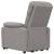 Fotoliu rabatabil electric, gri taupe, material textil GartenMobel Dekor