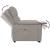Fotoliu rabatabil electric, gri taupe, material textil GartenMobel Dekor