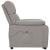 Fotoliu rabatabil electric, gri taupe, material textil GartenMobel Dekor