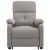 Fotoliu rabatabil electric, gri taupe, material textil GartenMobel Dekor