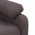 Fotoliu de masaj electric, maro închis, material textil GartenMobel Dekor