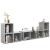 Set de dulapuri TV, 6 piese, gri beton, lemn prelucrat GartenMobel Dekor