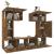 Set dulapuri TV, 6 piese, stejar fumuriu, lemn prelucrat GartenMobel Dekor