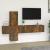 Set dulapuri TV, 5 piese, stejar fumuriu, lemn prelucrat GartenMobel Dekor