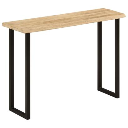 Masă consolă, margini naturale, 105x33x76 cm, lemn masiv mango GartenMobel Dekor