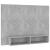 Comodă TV de perete, gri beton, 120x23,5x90 cm, PAL GartenMobel Dekor