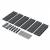 Pat/strat inaltat pentru flori, legume, din plastic, efect lemn, antracit, 149.2x75.6x25 cm, Prosperplast GartenVIP DiyLine