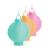 Lampa Solara LED tip Lampion Rotund, Diametru 20cm, Lumina Alb Rece, Culori Diverse
