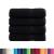 Prosoape de duș premium SOLUND 4 buc. negru 70x140 cm 600 gsm GartenMobel Dekor