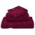 Set de prosoape premium SOLUND, 8 piese, bordo, 600 g/m² GartenMobel Dekor
