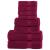 Set de prosoape premium SOLUND, 8 piese, bordo, 600 g/m² GartenMobel Dekor