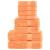 Set de prosoape premium SOLUND, 8 piese, portocaliu, 600 g/m² GartenMobel Dekor