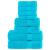 Set de prosoape premium SOLUND, 8 piese, turcoaz, 600 g/m² GartenMobel Dekor