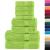 Set de prosoape premium SOLUND, 8 piese, verde măr, 600 g/m² GartenMobel Dekor