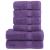 Set de prosoape premium SOLUND, 6 piese, violet, 600 g/m² GartenMobel Dekor