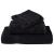 Set de prosoape premium SOLUND, 6 piese, negru, 600 g/m² GartenMobel Dekor