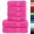 Set de prosoape premium SOLUND, 6 piese, roz, 600 g/m² GartenMobel Dekor