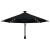 Umbrelă de soare montată pe perete cu LED-uri, negru, 300 cm GartenMobel Dekor