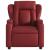 Fotoliu de masaj rabatabil, roșu vin, piele ecologică GartenMobel Dekor