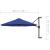 Umbrelă de soare de perete cu stâlp metalic, albastru, 300 cm GartenMobel Dekor