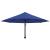 Umbrelă de soare de perete cu stâlp metalic, albastru, 300 cm GartenMobel Dekor