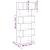 Bibliotecă/Separator stejar fumuriu 80x24x192 cm lemn prelucrat GartenMobel Dekor