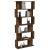 Bibliotecă/Separator stejar fumuriu 80x24x192 cm lemn prelucrat GartenMobel Dekor