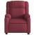 Fotoliu electric de masaj rabatabil, roșu vin, textil GartenMobel Dekor