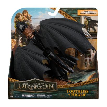 CUM SA ITI DRESEZI DRAGONUL SET DRAGON TOOTHLESS SI FIGURINA VIKING HICCUP SuperHeroes ToysZone