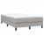 Pat box spring cu saltea, gri deschis, 120x190 cm, textil GartenMobel Dekor