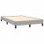 Pat box spring cu saltea, gri deschis, 120x190 cm, textil GartenMobel Dekor