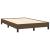 Pat box spring cu saltea, maro închis, 120x190 cm, textil GartenMobel Dekor