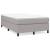 Pat box spring cu saltea, gri deschis, 120x190 cm, textil GartenMobel Dekor
