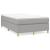 Pat box spring cu saltea, gri deschis, 120x190 cm, textil GartenMobel Dekor