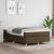 Pat box spring cu saltea, maro închis, 120x190 cm, textil GartenMobel Dekor