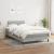 Pat box spring cu saltea, gri deschis, 120x190 cm, textil GartenMobel Dekor