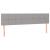 Pat box spring cu saltea, gri deschis, 120x190 cm, textil GartenMobel Dekor