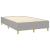 Pat box spring cu saltea, gri deschis, 120x190 cm, textil GartenMobel Dekor