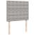 Pat box spring cu saltea, gri deschis, 120x190 cm, textil GartenMobel Dekor