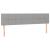Pat box spring cu saltea, gri deschis, 120x190 cm, textil GartenMobel Dekor