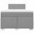 Pat box spring cu saltea, gri deschis, 120x190 cm, textil GartenMobel Dekor
