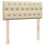 Pat continental cu saltea, crem, 120x190 cm, textil GartenMobel Dekor
