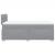 Pat box spring cu saltea, gri deschis, 120x190 cm, textil GartenMobel Dekor