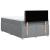 Pat box spring cu saltea, gri deschis, 120x190 cm, textil GartenMobel Dekor