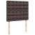 Pat box spring cu saltea, maro închis, 120x190 cm, textil GartenMobel Dekor