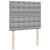 Pat box spring cu saltea, gri deschis, 120x190 cm, textil GartenMobel Dekor