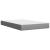 Pat box spring cu saltea, gri deschis, 120x190 cm, textil GartenMobel Dekor