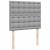 Pat box spring cu saltea, gri deschis, 120x190 cm, textil GartenMobel Dekor