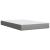 Pat box spring cu saltea, gri deschis, 120x190 cm, textil GartenMobel Dekor
