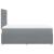 Pat box spring cu saltea, gri deschis, 120x190 cm, textil GartenMobel Dekor